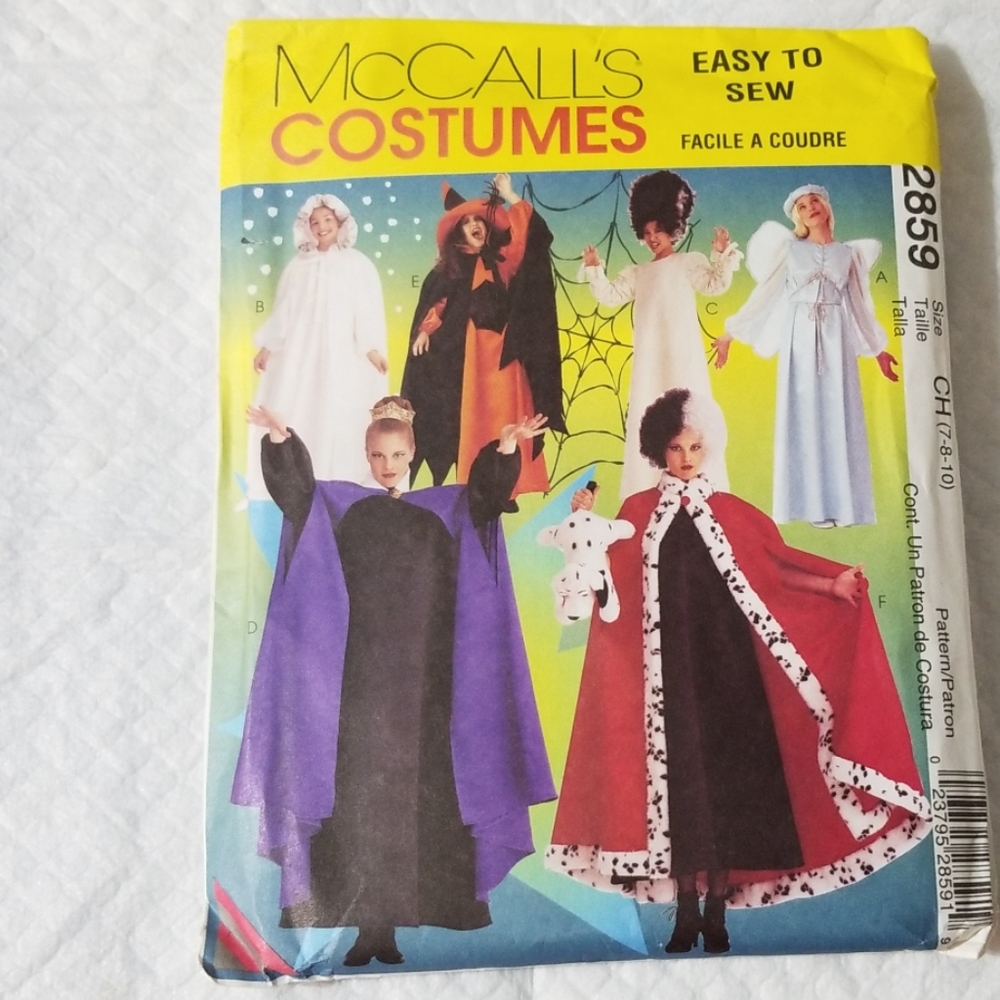 McCall's Character's Costume patterns!